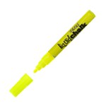 Texta Liquid Chalk Marker Dry Wipe Bullet Point 55mm Yellow