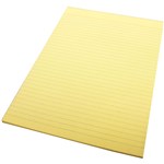 Quill Pad Ruled Bond Pad A4 70Gsm 70 Leaf Pack 10 Yellow