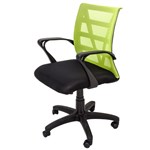 Rapid Vienna Mesh Back Task Chair With Arms Lime Mesh
