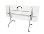 Rapid Table Flip Top 1800X750 Silver Frame White Top