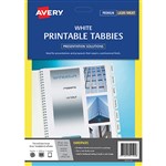 Avery Tabbies Printable A4 L7431 Pack 48 Assorted