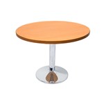 Rapid Table Round 1200Mm With Chrome Base Cheery Top