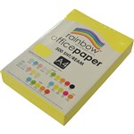 Rainbow Paper A4 75Gsm Fluro Colours Fluro Yellow