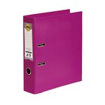 Marbig PE Linen Lever Arch File A4 Pink