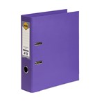 Marbig PE Linen Lever Arch File A4 Purple
