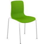 Acti 4C Side Chair With Chrome Leg Base Green