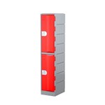 Locker 2 Door Heavy Duty 1800Hx385Wx500D Red