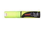 Uniball Liquid Chalk Marker Chisel Point 8mm Fluoro Yellow