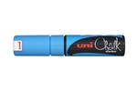 Uniball Liquid Chalk Marker Chisel Point 8mm Blue