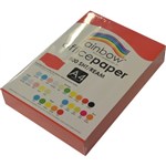 Rainbow Paper A4 80Gsm Bright Colours Red