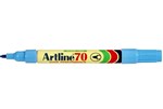 Artline 70 Permanent Marker Bullet Point 15mm Box 12 Light Blue