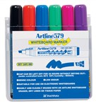 Artline 579 Whiteboard Marker Chisel Point 5mm Wallet 6
