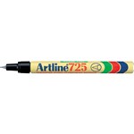 Artline 725 Permanent Marker Bullet Point 04mm Box 12 Black