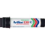 Artline 130 Permanent Marker Wedge Point 30mm Black