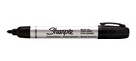 Sharpie Marker Permanent Metal Barrel Bullet Point Pack 12 Black