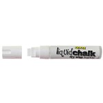 Texta Liquid Chalk Marker Dry Jumbo Chisel Point 15mm White