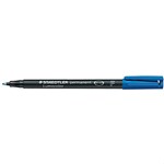 Staedtler Lumocolor 318 Permanent Pen Fine 06mm Pack 10 Blue