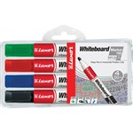 Luxor Marker Whiteboard Bullet Point Assorted Wallet 4