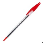 Bic Cristal Ballpoint Pen Medium 1mm Box 12 Red