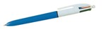 BIC 4 Colour Retractable Ballpoint Pen Blue Barrel Medium