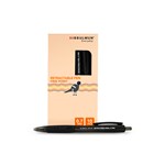 Bibbulmun Retractable Ballpoint Pen Fine 07mm Pack 10 Black