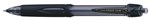 Uniball Sn220 Retractable Ballpoint Pen Powertank Medium 1mm Pack 12 Black