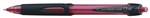 Uniball Sn220 Retractable Ballpoint Pen Powertank Medium 1mm Pack 12 Red
