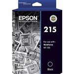 Epson 215 C13T215192 OEM Ink Cartridge Black 250 Pages