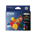 Epson E288Xlcp3 OEM Ink Cartridge CMY Colour Pack