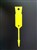 Key Tags Disposable Arrow Yellow Pack 1000