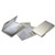 Durable Business Card Box Aluminium 20 Capacity Silver