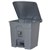 Cleanlink Rubbish Bin With Pedal Lid 68L Grey