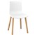 Acti 4T Side Chair With Dowel Legs White