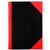 Cumberland Notebook Gloss Cover A4 150 Leaf Red  Black