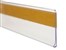 Clear Adhesive Data Strip For Shelves 26mmx900mm Clear FrontBack