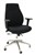 Rapid Swift High Back Task Chair 130Kg Black Fabric Chome Base