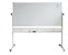 Double Sided Pivoting Mobile Porcelain Whiteboard 1200X900 With Pen Tray