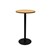 Rapid Dry Bar Table 600Mm Round Top 1075H Black Base Beech Top