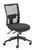 Team Air Express Task Chair 135Kg Boxed For Easy Assembly Black Mesh No Arm