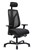 Serati Mesh Pro Control Chair High Back Black Fabric Headrest Adjustable