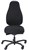 Serati Pro Control Chair High Back Seat Slide Synchro Mechanism Black Fabri