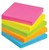 Bibbulmun Sticky Notes 76X76mm Bright Colours Pack 5
