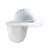 ProChoice Hard Hat Brim With Neck Flap Detachable Cotton White