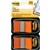 PostIt Flags 680 Twin Colours 25X44mm Pack 2 Orange