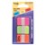PostIt Tabs 686Pgo Durable Index 25X38mm Assorted Pack 3