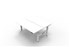 Boost  2P Sit Stand Desk 1200x750mm Nat White Top White Frame