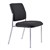 Chair Lindis 4 Leg Chair Black Upholstered Seat  Back