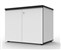 Cupboard Deluxe Swing 2 Door Natural White 900mm W x 600mm D x 730mm H 