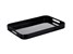 Compass Large Melamine Tray With Side Handles Black