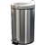 Compass Round Pedal Bin Stainless Steel 12L